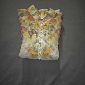 Zimmermann Multicolor Floral Blouse